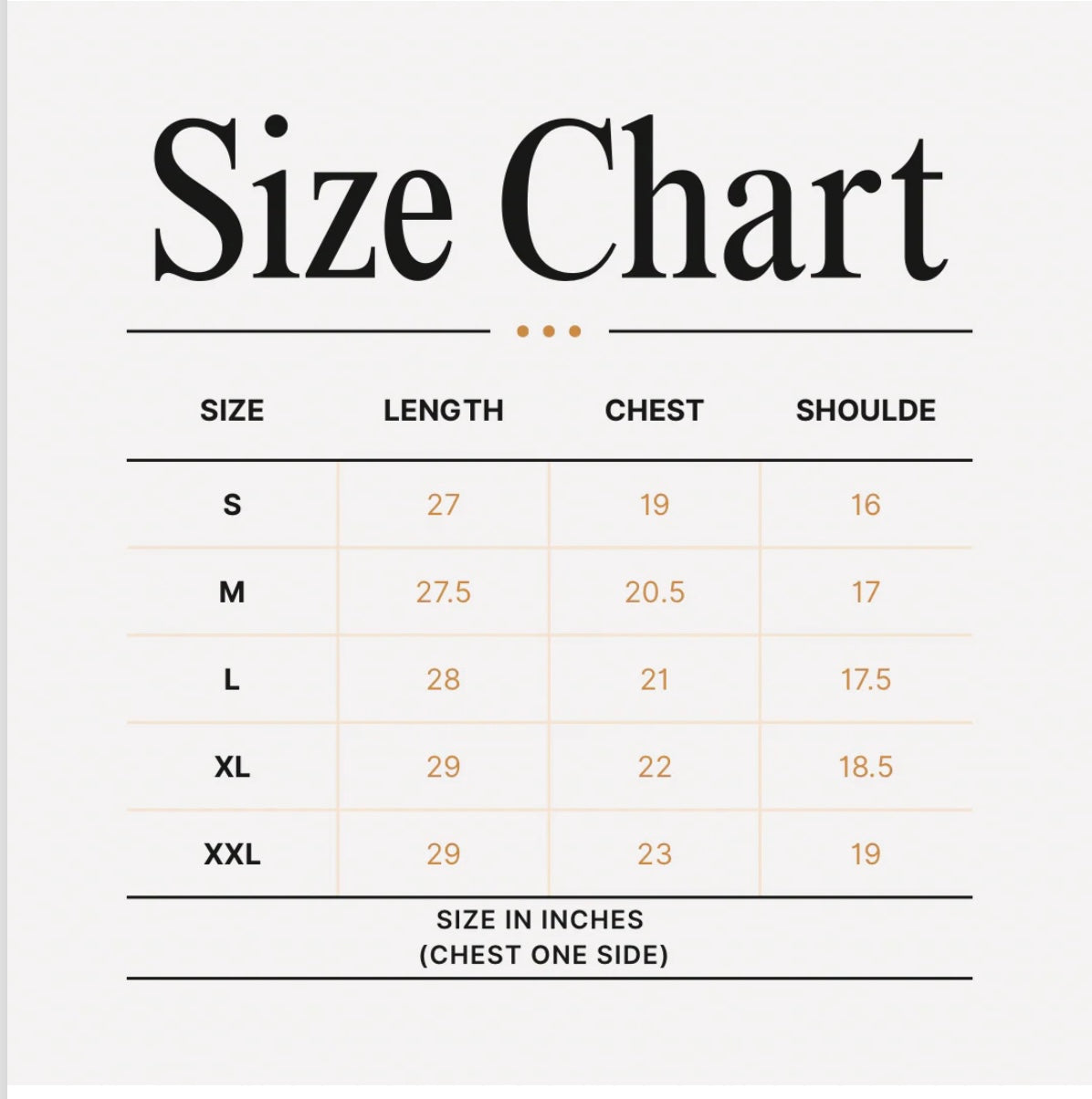 LINEN SHIRT HALF SLEEVE MSC0845 size chart