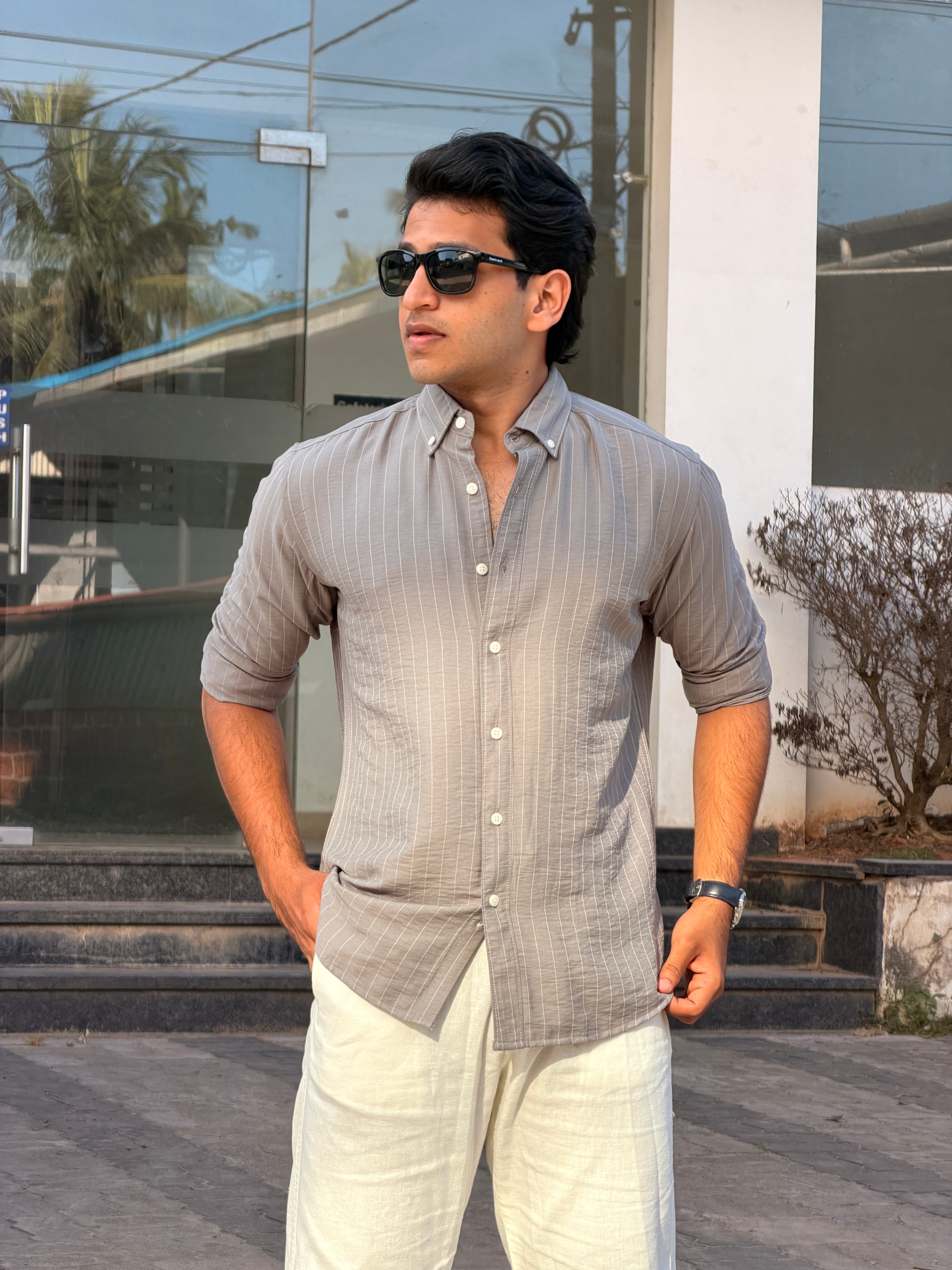 Stripes Imported Shirt