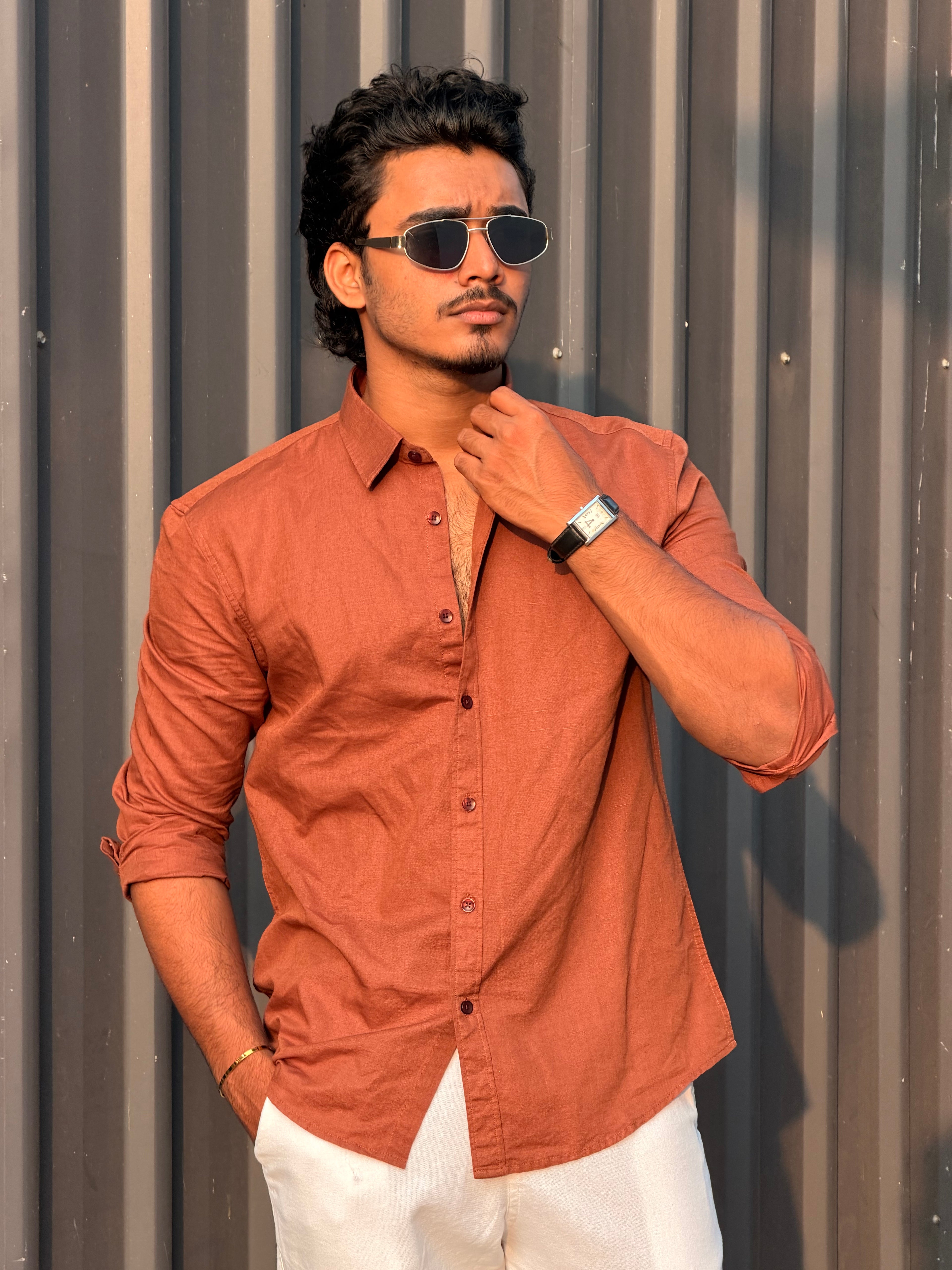 Linen Shirt MSC0958