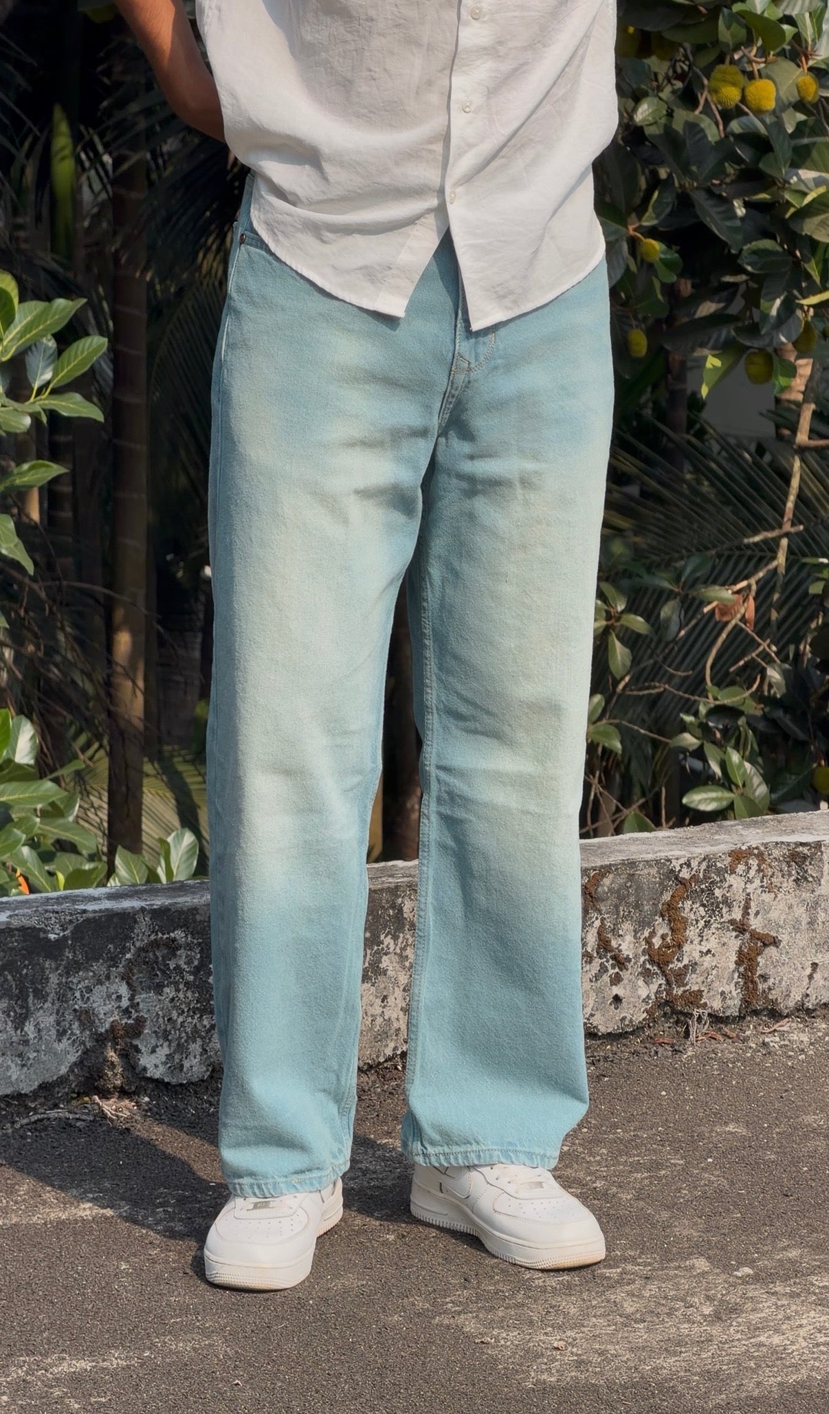 SEMI BAGGY DENIM PANTS MDP0176