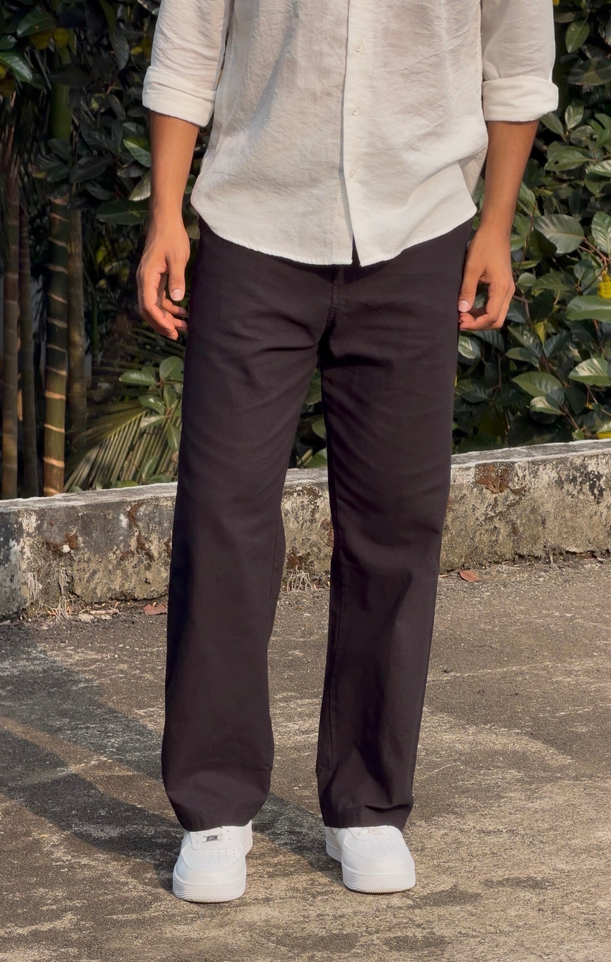 Linen Pants Straight Fit MPJ0089