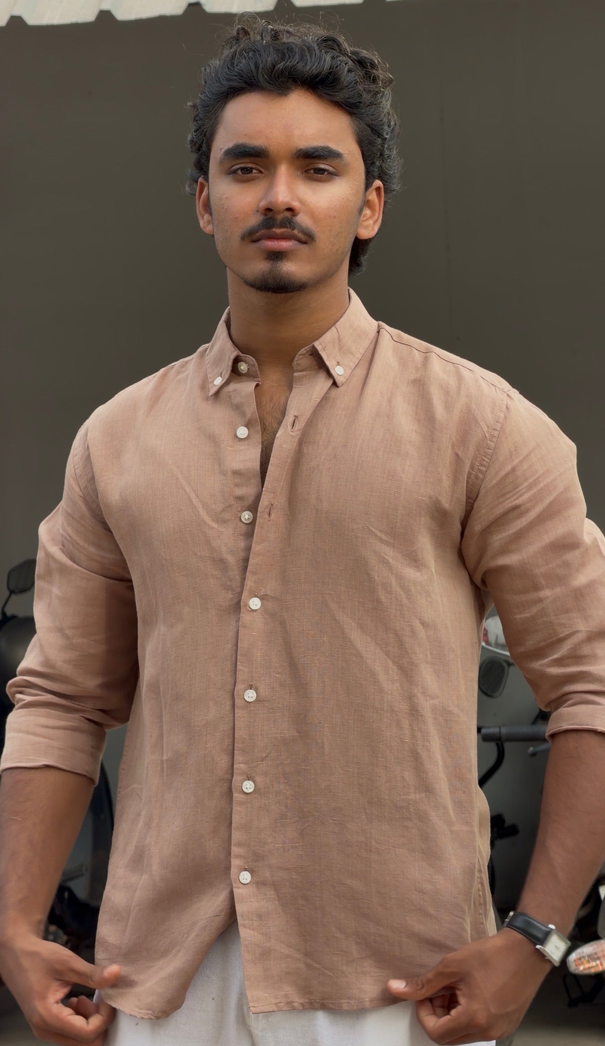 LINEN SHIRT MSC0948